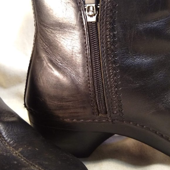 Dansko Scout Clog-Boots, Black Leather, Womens size 42 EUC, Booties - Picture 7 of 11